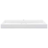 Wash Basin 120x46x11 cm Mineral Cast/Marble Cast White 144067