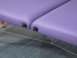 Portable Massage Bed, Folding Spa Beauty Massage Table with 2 Sections, Carry Bag and Wooden Frame, T3398P330348