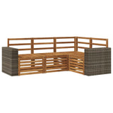 Sofa Sets 4 pcs Solid Acacia Wood 3384305