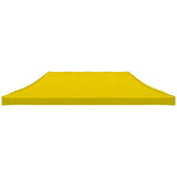 Party Tent Roof 6x3 m Yellow 270 g/m 315335