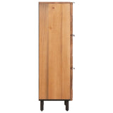 Highboard Acacia Brown Finish 40 x 33 x 110 cm Solid Mango Wood 4017929