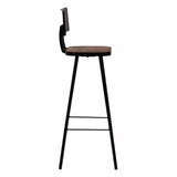 Bar Chairs 2 pcs Solid Reclaimed Wood 245390