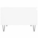 Coffee Table White 55x55x36.5 cm Engineered Wood 830756