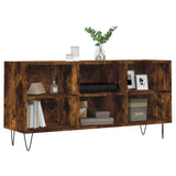 TV Cabinet Smoked Oak 103.5x30x50 cm Engineered Wood 826993