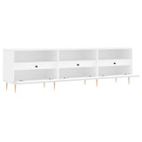 TV Cabinet White 150x30x44.5 cm Engineered Wood 831268