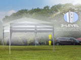 3 x 3M Garden Pop Up Gazebo Height Adjustable Marquee Party Tent Wedding Canopy with Carrying Bag, T3398P310875