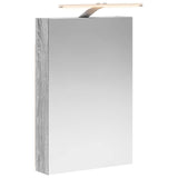 Bathroom Mirror Cabinet Grey Sonoma 40 x 10.5 x 60.5 cm 889036