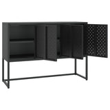 Sideboard Black 105x35x75 cm Steel 335868