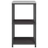 Kitchen Storage HATTEM Black 60 x 50 x 92 cm Steel 874961