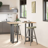 Bar Table Legs T-Shaped 2 pcs Anthracite 50x35x cm Steel 4013090