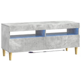 LED TV Cabinet Concrete Grey Engineered Wood 896768