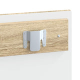 Wall-Mounted Headboard BREDA Sonoma Oak Engineered Wood 897637