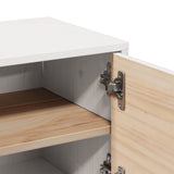 Wall Cabinets 2 pcs White 31.5x30x30 cm Solid Wood Pine 818358