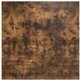 Coffee Table with Drawers Smoked Oak 100x100x40 cm 3328403