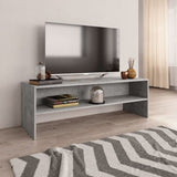 TV Cabinet Concrete Grey 120x40x40 cm Engineered Wood 800040