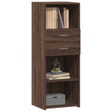Highboard Brown Oak 45x42.5x124 cm Engineered Wood 846172