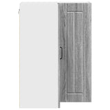 Wall Corner Cabinet LUCCA Grey Sonoma 57 x 57 x 80 cm 885081