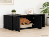 Cat Crate Furniture Black Oak 100 x 49 x 45 cm Engineered Wood 8014752