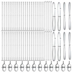 Fence Post Other 52 pcs Silver 3.2 x 3.2 x 88.5 cm Steel 3350270