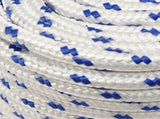 Multipurpose Utility Rope 14 mm 100 m White and Blue PP 3473138