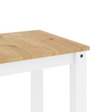 5 Piece Dining Set PANAMA White Solid Wood Pine 3345172