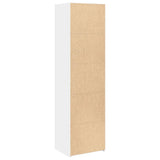 Highboard White 50x41x185 cm Engineered Wood 3281680