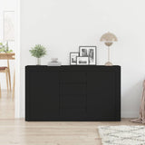 Sideboard with Drawer Black 120 x 36 x 69 cm Engineered wood 3333857