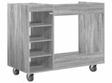 Golf Cabinet with Wheel Plain Grey Sonoma 90 x 45 x 98 cm 899468