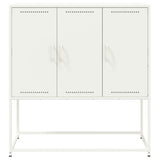 Highboard White 100.5x39x107 cm Steel 846541
