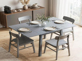 Solid Wood Folding Dining Table, Drop Leaf Table for 2-4 People, Rectangle Kitchen Table T3398P553272