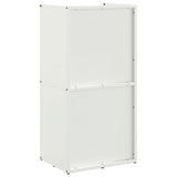 Firewood Rack White 40x30x80 cm Cold-rolled steel 864188
