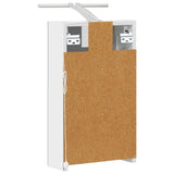 Bathroom Mirror Cabinet White 30 x 10.5 x 50 cm Engineered wood 889015