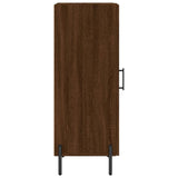 Sideboard Brown Oak 34.5x34x90 cm Engineered Wood 828811