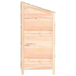 Garden Shed 55x52x112 cm Solid Wood Fir 152178