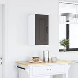 Kitchen Wall Cabinet Kalmar Black Engineered Wood 853538