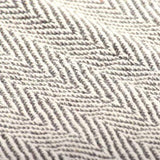 Throw Cotton Herringbone 220x250 cm Grey 245320
