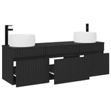 Bathroom Cabinet Set 3 pcs Black 49 x 44.5 x 66 cm 3405768