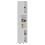 802669 Bathroom Cabinet White 30x30x183,5 cm Engineered Wood