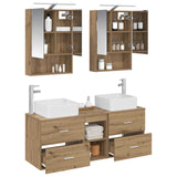 Bathroom Furniture Set 5 pcs Artisan Oak 3406766
