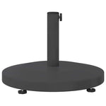 Outdoor Umbrella Base Dark grey 48 x 48 x 32 cm Steel, Concrete 42010012