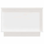 Coffee Table White 40x50x35 cm Solid Wood Pine 813411