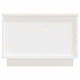 Coffee Table White 40x50x35 cm Solid Wood Pine 813411