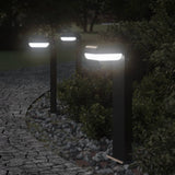 ZNTS Outdoor Floor Lamps 3pcs Black 50 cm Die-cast Aluminium 4006339