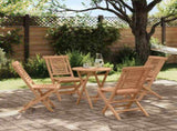 Garden Set 3 pcs Brown Soild Teak Wood 3437377