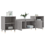 TV Cabinet Grey Sonoma 160x35x55 cm Engineered Wood 831338