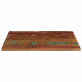 Table Top 80x60x3.8 cm Rectangular Solid Wood Reclaimed 371132
