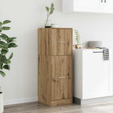 Apothecary Cabinet Artisian Oak 40x41x118 cm Engineered Wood 855204