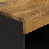 Side Cabinet 85x33x107 cm Solid Wood Mango 352904