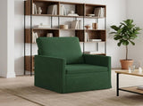 Armchair Jungle Green 70 x 81 x 82 cm Corduroy Fabric 42041038