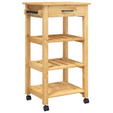 Kitchen Trolley MONZA 48x40x88.5 cm Solid Wood Pine 376079